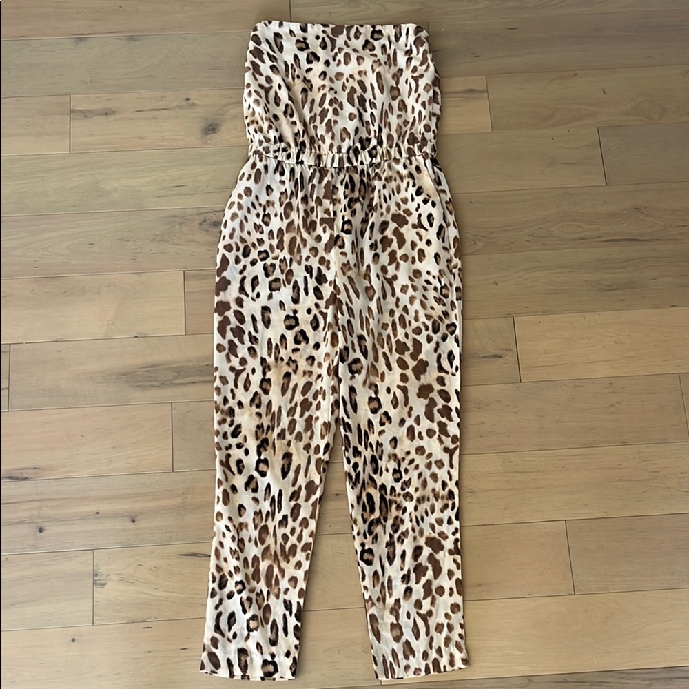 Leopard Print Women's Jumpsuit